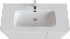 Iddis Мебель для ванной Edifice 100 подвесная белая – фотография-4